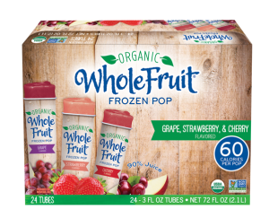 Organic and Non-GMO Frozen Juice tubes