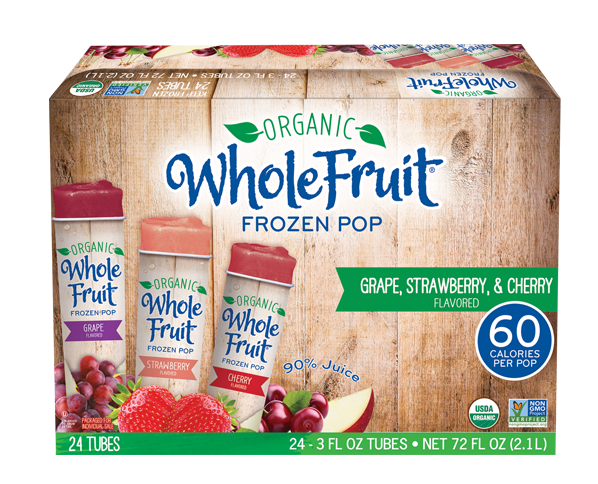 Organic and Non-GMO Frozen Juice tubes